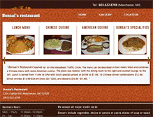 Tablet Screenshot of bonsaisrestaurant.com